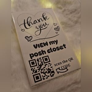 50 3x5 Qr Code Stickers